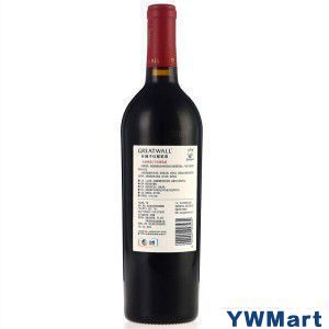 长城（GreatWall）红酒 特选5年橡木桶解百纳干红葡萄酒 整箱装 750ml*6瓶