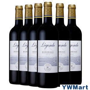 法国进口红酒 拉菲（LAFITE）传奇波尔多干红葡萄酒 整箱装 750ml*6瓶（ASC）