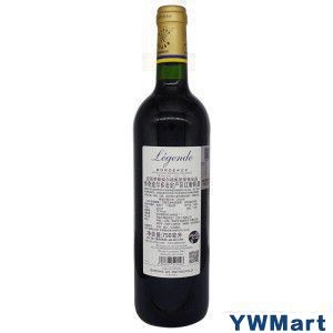 法国进口红酒 拉菲（LAFITE）传奇波尔多干红葡萄酒 整箱装 750ml*6瓶（ASC）