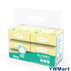 全棉时代 婴儿纯棉柔巾/抽纸巾 干湿柔巾手帕纸新生儿 11*20cm 6包/提