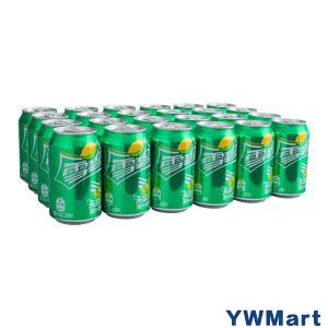 雪碧 Sprite 柠檬味 汽水 碳酸饮料 330ml*24罐 整箱装 可口可乐公司出品